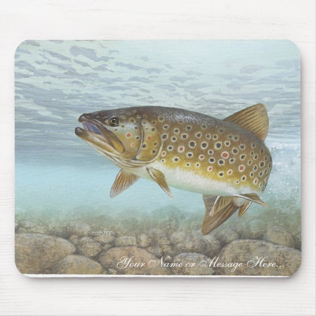 Tapis De Souris Truite, ruisseau (Devant)
