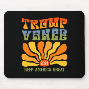 Tapis De Souris Trump 2028 Le président réélit le drapeau américai