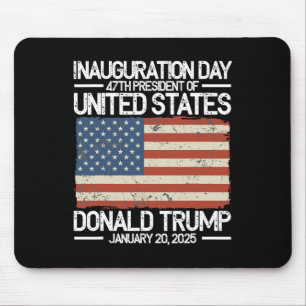 Tapis De Souris Trump 47e Journée d'investiture du président améri