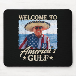 Tapis De Souris Trump Amérique du Golfe Mexique président Trump So