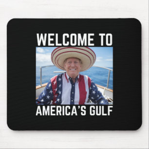 Tapis De Souris Trump Amérique du Golfe Mexique président Trump So