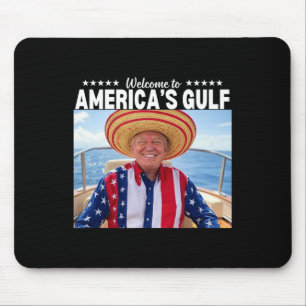 Tapis De Souris Trump Amérique du Golfe Mexique président Trump So