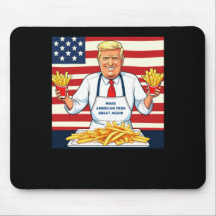 Tapis De Souris Trump au service de Mcdonalds Fries