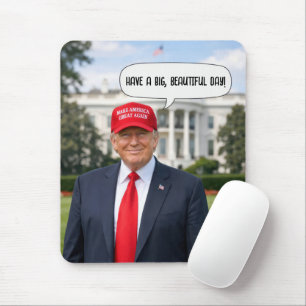 Tapis De Souris Trump avec bulle de dialogue