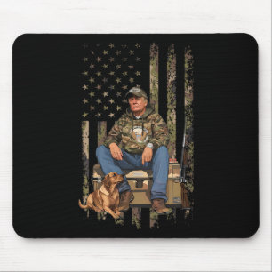 Tapis De Souris Trump avec canard canard sauvagine chasse Camo Pré