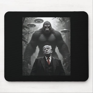 Tapis De Souris Trump Bigfoot Ufo Alien Rencontre Visitation Compl