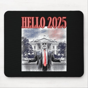 Tapis De Souris Trump Bonjour 2025 Nouvel An Réveillé Da Conservat