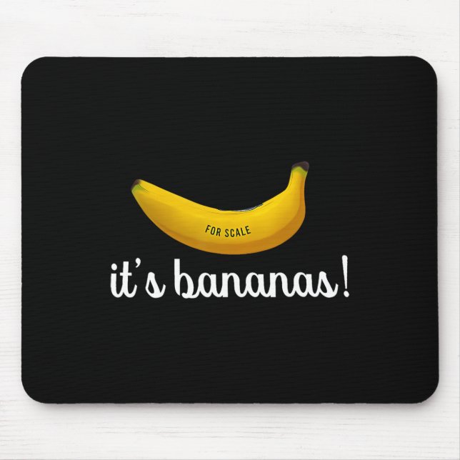 Tapis De Souris Trump c'est la banane (pour l'échelle) drôle (Devant)