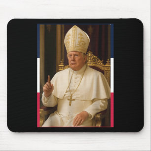 Tapis De Souris Trump Drôle Le Pape Trump Veut Être L'Onu