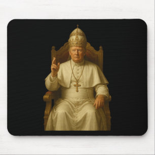 Tapis De Souris Trump en pape de l'Eglise du Vatican Trump