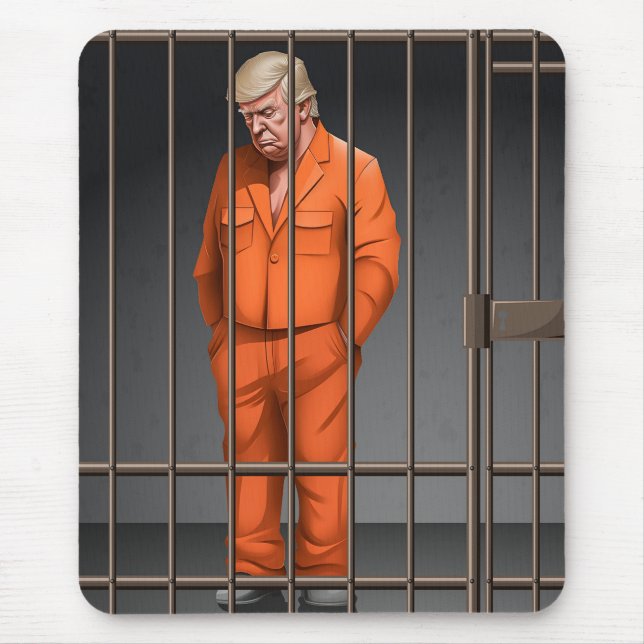 Tapis De Souris Trump en prison (Devant)