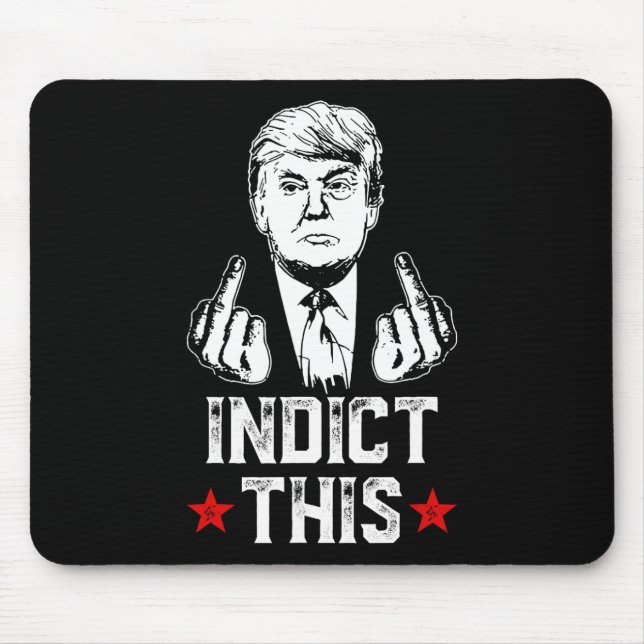 Tapis De Souris Trump Indique Cette Arrestation Politique Pour Rép (Devant)