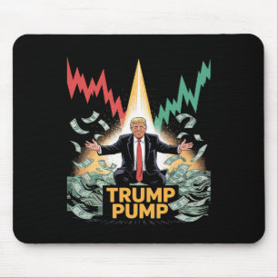Tapis De Souris Trump Pompe à Argent Drôle Graphique Trump 2025 