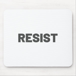 Tapis De Souris Trump Résister Protestation Politique Impeachment