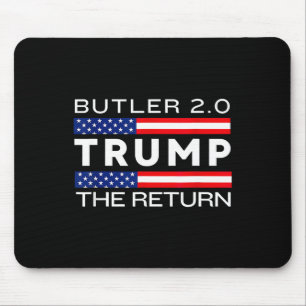 Tapis De Souris Trump revient au rassemblement de Butler Fight Tru
