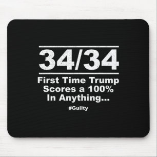 Tapis De Souris Trump Sort Pour La Première Fois À 100% Ny Trial C