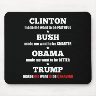 Tapis De Souris Trump Teigne Politique Pour Les Indépendants Et Le
