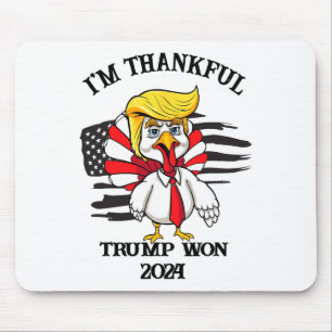 Tapis De Souris Trump Thanksgiving Je remercie Trump d'avoir gagné