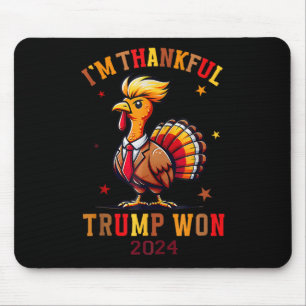 Tapis De Souris Trump Thanksgiving Je remercie Trump Won