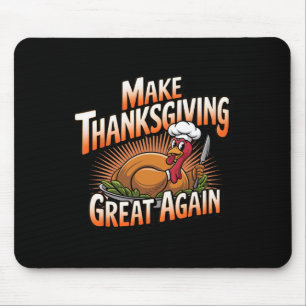 Tapis De Souris Trump Turquie drôle 2024 rendre Thanksgiving grand