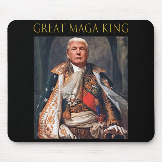 Tapis De Souris Trump Ultra Maga King s'amuse à merveille (Devant)