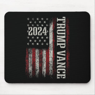 Tapis De Souris Trump Vance 2024 Président Trump Supporter Re-elec