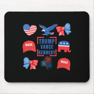 Tapis De Souris Trump Vance Kennedy Coquette Arc Vote Présidentiel