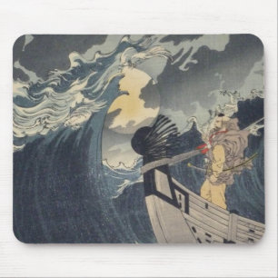 Tapis De Souris Tsukioka Yoshitoshi - Benkei contre une Pleine