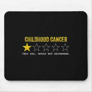 Tapis De Souris Tu Chilhood Cancer Awareness Mois Costume Ribbon