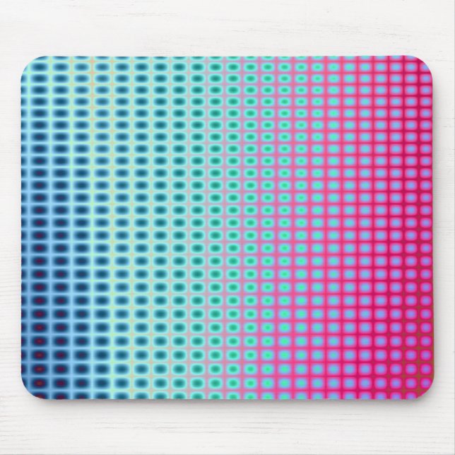 Tapis De Souris Tuiles abstraites vibrantes (Devant)
