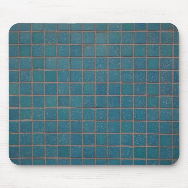 Tapis De Souris tuiles mouchetées bleues (Devant)