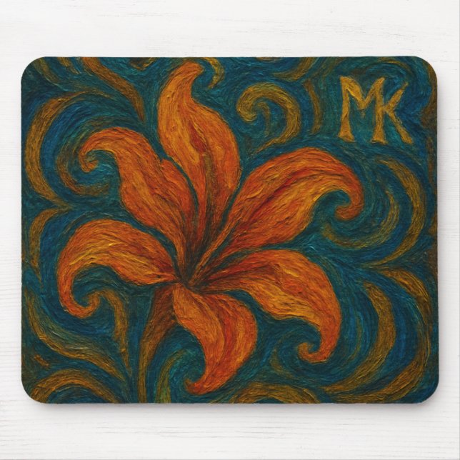 Tapis De Souris Tulip Abstract Art (Devant)