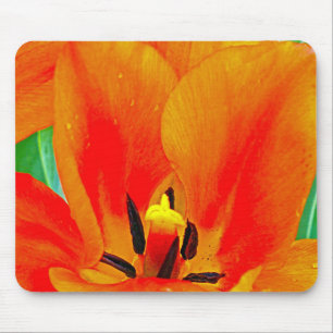 Tapis De Souris Tulipe orange