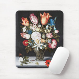 Tapis De Souris Tulipes et Roses hollandaises antiques de Bosschae