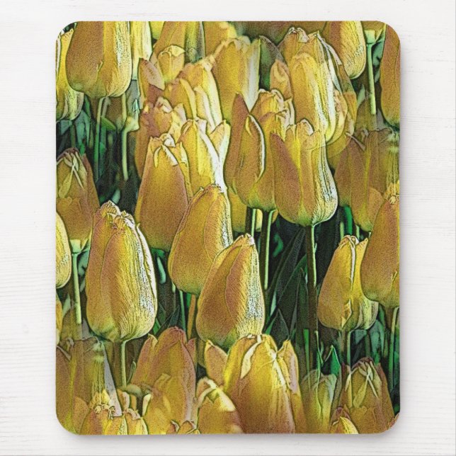 Tapis De Souris Tulips Sunshine Yellow (Devant)