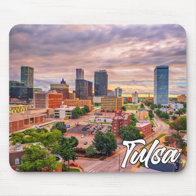 Tapis De Souris Tulsa, Oklahoma, États-Unis (Devant)