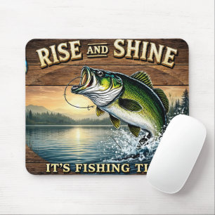 Tapis De Souris Tumbler de pêche drôle unique