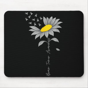 Tapis De Souris Tumeur cérébrale sensibilisation tournesol ruban g