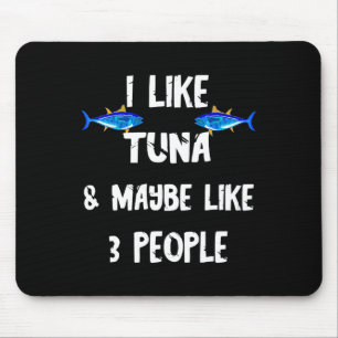 Tapis De Souris Tuna Poisson Prédateur Poisson Boîte à Tuna Drôle