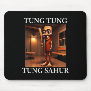 Tapis De Souris Tung Tung Tung Sahur Italien Brainrot mème drôle