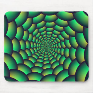 Tapis De Souris Tunnel de l'espion de Green Ball