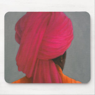 Tapis De Souris Turban rose