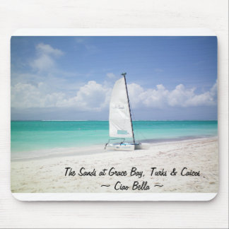 Tapis De Souris Turks & Caicos Mousepad Le sable à Grace Bay