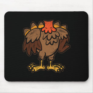 Tapis De Souris Turquie Costume corporel Thanksgiving Day Fun Fall