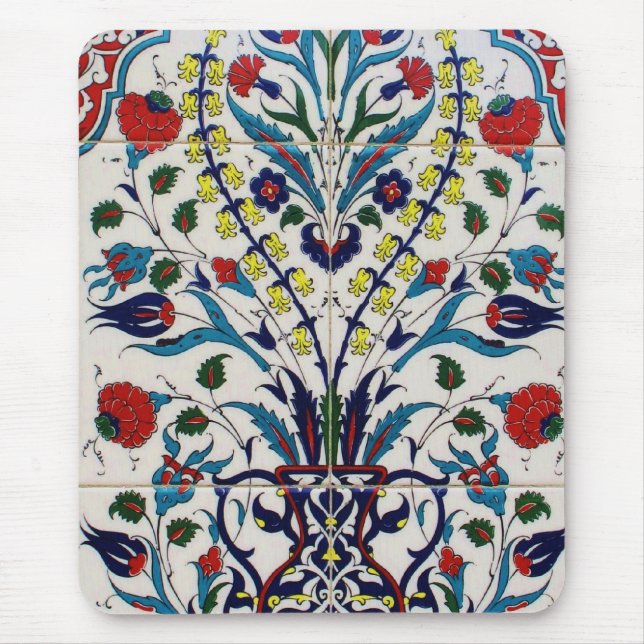 Tapis De Souris Turquie ottomane vieil carreau arabesque (Devant)