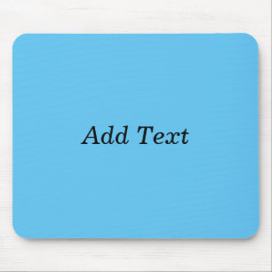 Tapis De Souris Turquoise Ajouter un Modèle personnalisé de texte