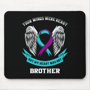 Tapis De Souris Turquoise Purple Suicide Sensibilisation Frère Vos