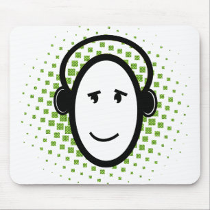 Tapis De Souris Type heureux du DJ