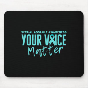 Tapis De Souris Ual Ault Awareness 2025 Ruban Turquoise Votre Voix