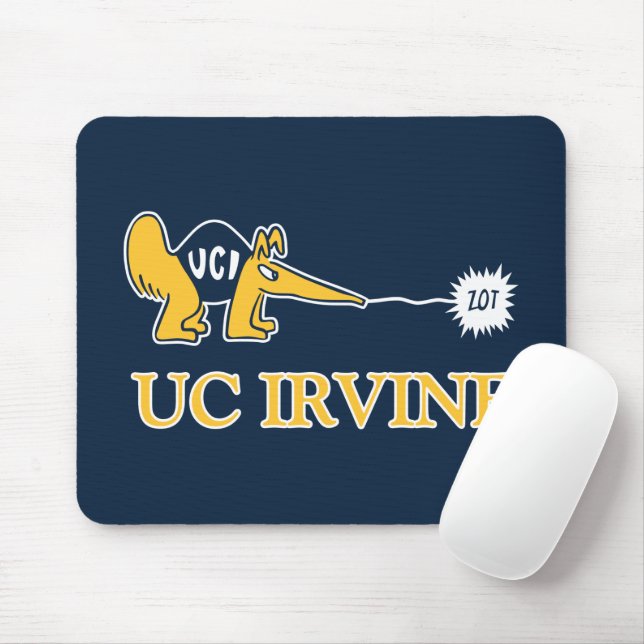 Tapis De Souris UC Irvine | UCI Anteaters Zot! (Avec souris)